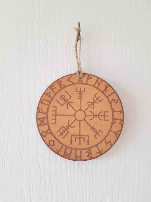 Décoration murale en cuir - Vegvisir