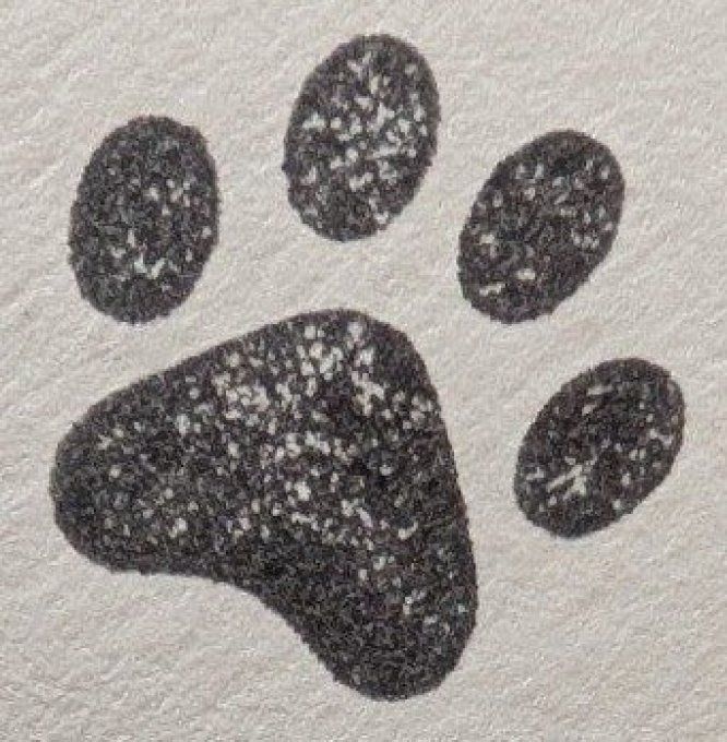 Tampon patoune 2cm