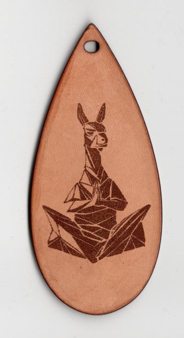 Bijou en cuir Lama Zen